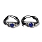 Natural Natural Lapis Lazuli Multi-strand Bracelets, Adjustable PU Leather Braided Cord Bracelets for Unisex, Inner Diameter: 2-3/8~2-7/8 inch(5.9~7.3cm)
