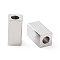 Non-Tarnish 304 Stainless Steel Beads, Cuboid, Stainless Steel Color, 8x4x4mm, Hole: 2mm