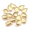 304 Stainless Steel Pendants, Shell, Golden, 12x7.5x1mm, Hole: 1mm