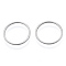 Non-Tarnish 201 Stainless Steel Linking Rings, Round Ring, Stainless Steel Color, 16x1mm, Inner Diameter: 14.5mm