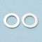 Brass Linking Rings, Cadmium Free & Lead Free, Round Ring, 925 Sterling Silver Plated, 10x1mm, Inner Diameter: 6.7mm