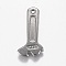 Tarnish Resistant 304 Stainless Steel Pendants, Wrench, Stainless Steel Color, 21.5x11x2mm, Hole: 1.5mm