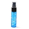 Glass Spray Bottles, Fine Mist Atomizer, with Plastic Dust Cap & Refillable Bottle, with Fortune Cat Pattern & Chinese Character, Light Blue, 2x9.6cm, Hole: 9.5mm, Capacity: 10ml(0.34fl. oz)