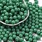 Opaque Colours Glass Seed Beads, Round, Medium Sea Green, 8x7.5mm, Hole: 1.6mm, about 681pcs/pound