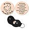 CREATCABIN A little Pocket Hug Token Long Distance Gifts Keepsake Stainless Steel Human Double Sided Coin with Leather Keychains for Inspirational Thinking Women Valentines Day 1.2 x 1.2Inch-Rose Gold