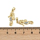 Латунные микро проложить кубического циркония подвески KK-C093-20G-3