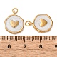 Подвески из нержавеющей стали 304 с эмалью STAS-U061-34G-C01-3