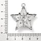 Подвески из сплава и страза ALRI-S001-16P-01-3