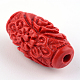 Вырезанные киноварь бусины CARL-Q004-76B-5