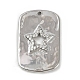 Латунные микро проложить кубического циркония подвески KK-M322-29P-1