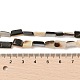 Нити бусин из натуральной черной ракушки для губ SHEL-R100-01A-4