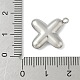 Подвески с инициалами из нержавеющей стали 304 STAS-S186-12X-P-3
