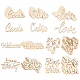 Кабошоны из натурального дерева WOOD-NB0001-58-1