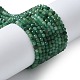 Природные африканские нефритовые бусы пряди G-C009-A26-01-2